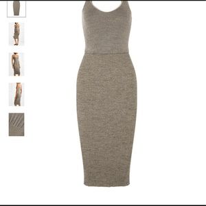 JAMES PERSE
Ribbed stretch-cotton midi dress